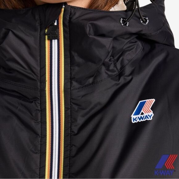 K-Way **NWT** Le Vrai 3.0 Claude Orsetto Unisex Jacket in Black Pure - Picture 7 of 12